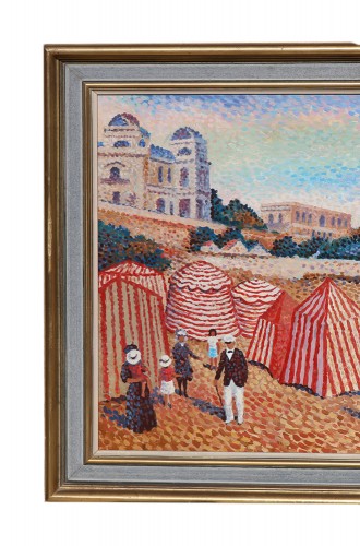 Lucien Neuquelman (1909-1988) - Plage de Foncillon Royan - Galerie Lauretta