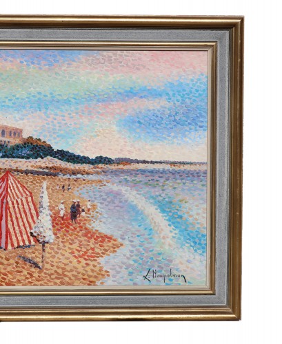 XXe siècle - Lucien Neuquelman (1909-1988) - Plage de Foncillon Royan