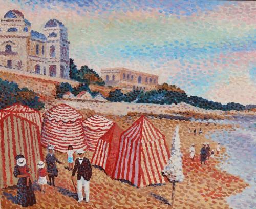 Années 50-60 - Lucien Neuquelman (1909-1988) - Plage de Foncillon Royan