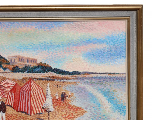 Antiquités - Lucien Neuquelman (1909-1988) - Plage de Foncillon Royan