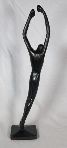 Saut en parachute - Marcel Courbier (1898-1976) - Galerie Lauretta