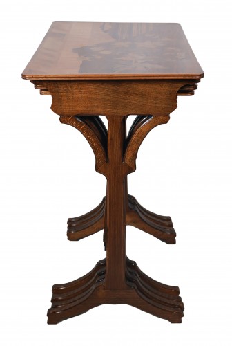Émile Gallé, suite de quatre tables gigognes - Galerie Lauretta