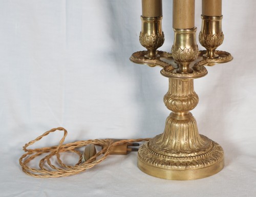 Lighting  - Bouillotte lamp by Eugène Hazart, late 19th century