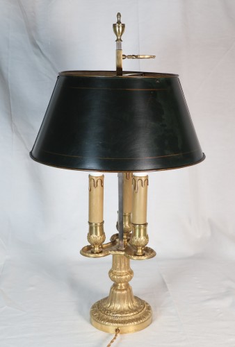 19th century - Bouillotte lamp by Eugène Hazart, late 19th century