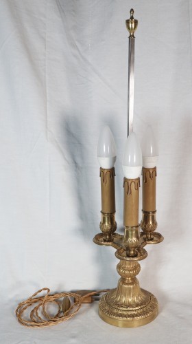  - Bouillotte lamp by Eugène Hazart, late 19th century