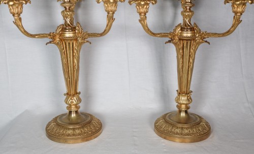 Paire de chandeliers d'époque Napoléon III - Napoléon III