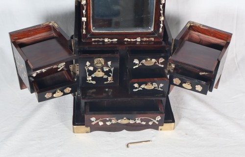 Coffret à bijoux Chine du sud fin du XIXe siècle - Galerie Lauretta