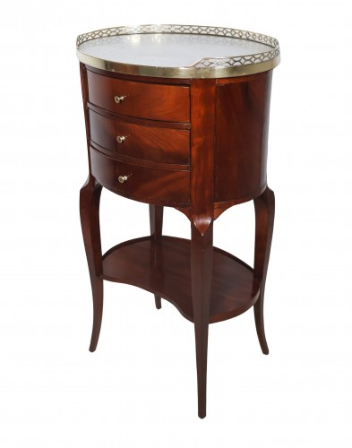 Table de salon Transition en acajou XVIIIe siècle - Mobilier Style Transition
