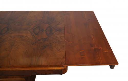 Table de salle à manger en noyer époque Art Déco - Art Déco