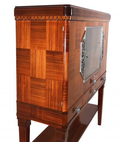 Antiquités - Buffet Art déco en palissandre et acajou - Louis Majorelle (1859-1926)