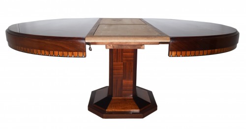 XXe siècle - Table de salle à manger  Art Déco signée Majorelle
