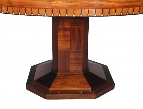 Antiquités - Table de salle à manger  Art Déco signée Majorelle