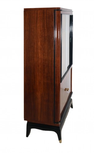 Art Déco - Vitrine en palissandre époque Art déco