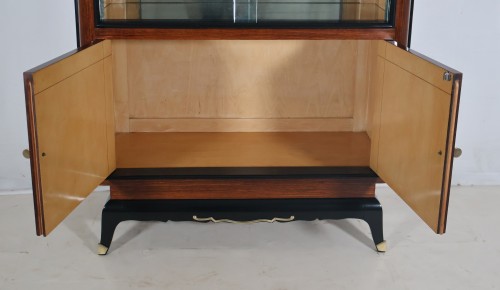 Antiquités - Vitrine en palissandre époque Art déco