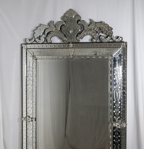 Venetian parclose mirror, circa 1900 - Mirrors, Trumeau Style 