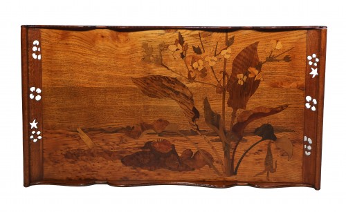 Emile Gallé (1846-1904) - Table à musique Art nouveau - Galerie Lauretta