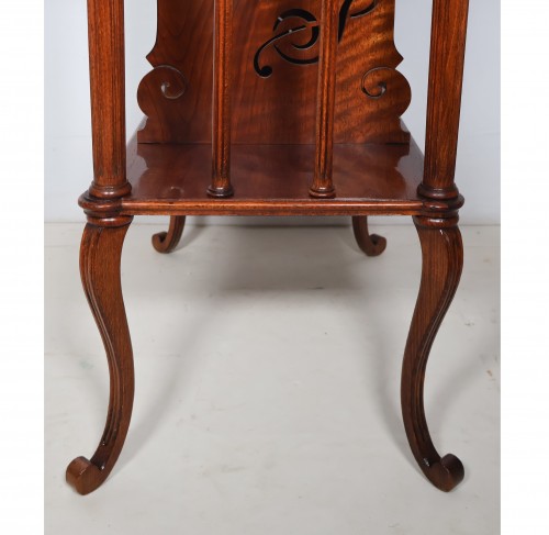 Antiquités - Emile Gallé (1846-1904) - Table à musique Art nouveau