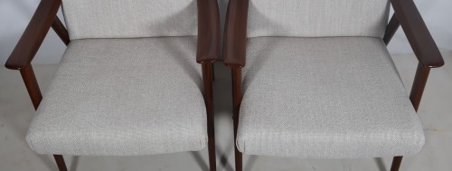 Paire de fauteuils Scandinave Dokka Mobler années 60 - Années 50-60