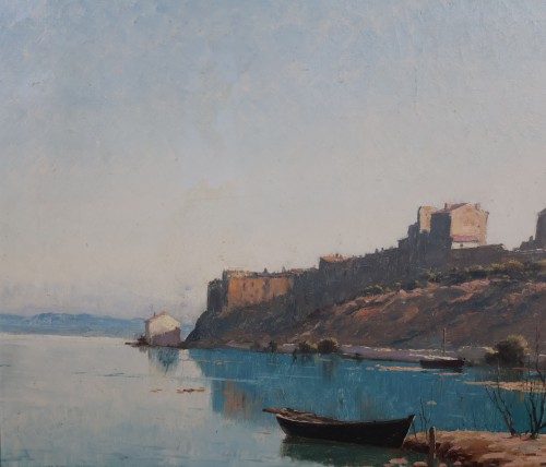 Vue de Bages - Lina BILL (1855-1936) - 