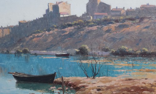  - Vue de Bages - Lina BILL (1855-1936)