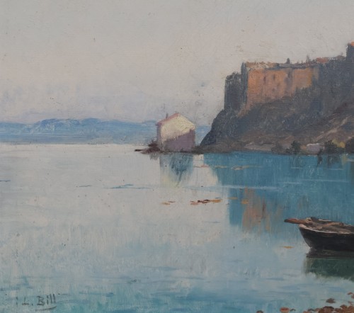 Antiquités - Vue de Bages - Lina BILL (1855-1936)