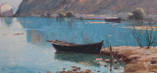 Antiquités - Vue de Bages - Lina BILL (1855-1936)