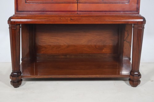 Cabinet en palissandre gainé de cuir époque Art déco - Galerie Lauretta