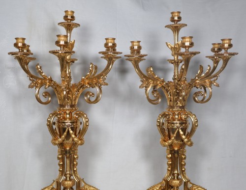 Horlogerie Pendule - Parure de cheminée Raingo Fres et H Picard fin XIXe