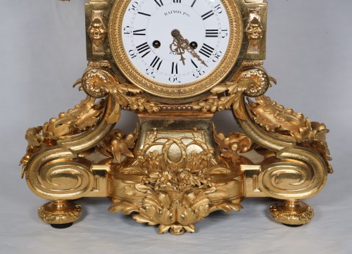 Parure de cheminée Raingo Fres et H Picard fin XIXe - Napoléon III