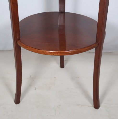 Mobilier Table & Guéridon - Sellette tripode Majorelle en acajou époque Art nouveau
