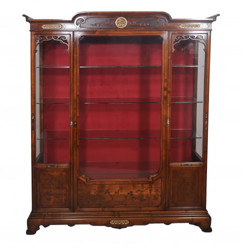 Vincent Épeaux (1862-1945) - Vitrine japonisante 