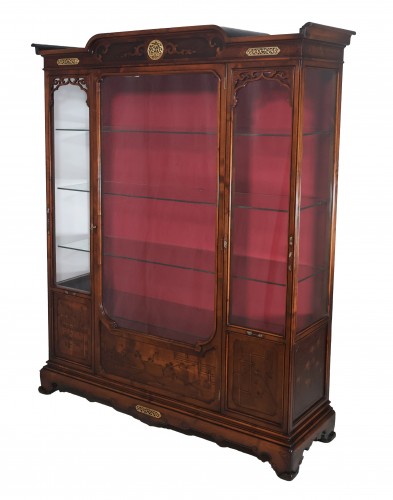 Vincent Épeaux (1862-1945) - Vitrine japonisante  - Mobilier Style Art nouveau