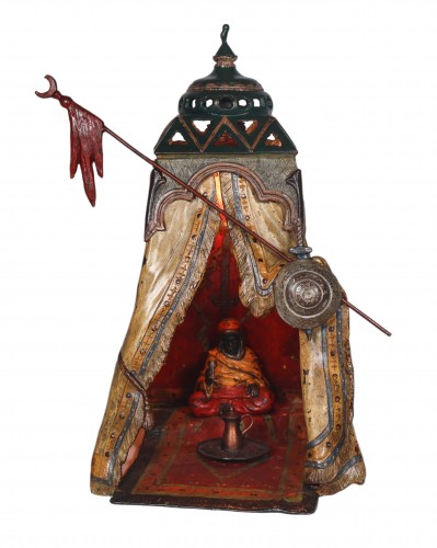 Tente de Bédouin par Franz Xaver Bergmann début XXe