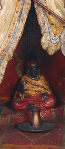 Tente de Bédouin par Franz Xaver Bergmann début XXe - 