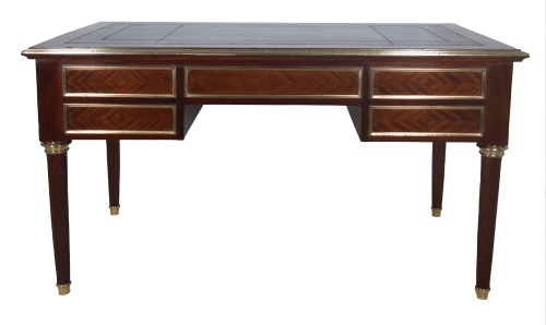 Bureau plat à tirettes fin XIXe siècle - Napoléon III