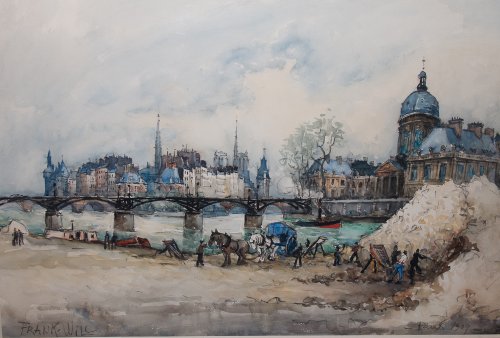  - Le pont des Arts à Paris - Frank WILL (1900-1951)