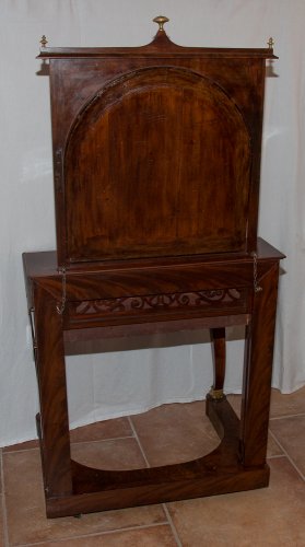 Table de toilette en acajou époque Restauration 1820-1830 - Galerie Lauretta