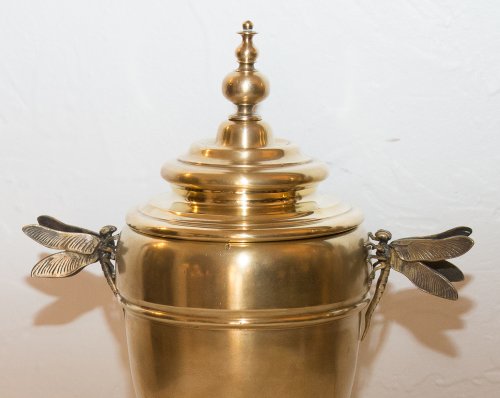 Coupe en bronze doré signée "Maison Alphonse Giroux" 1870 - Objet de décoration Style Napoléon III