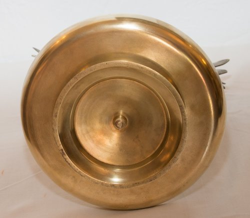 Objet de décoration Cassolettes, coupe et vase - Coupe en bronze doré signée "Maison Alphonse Giroux" 1870