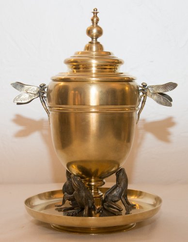 Coupe en bronze doré signée "Maison Alphonse Giroux" 1870 - Napoléon III