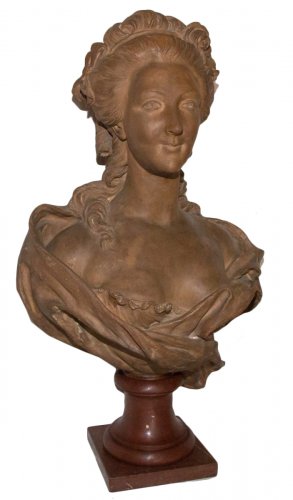 Buste de Marie Antoinette -  B FEINBERG  fin XIXe