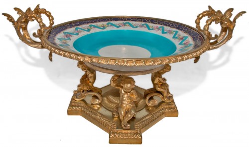 Grande coupe en porcelaine de Sèvres, époque Napoléon III