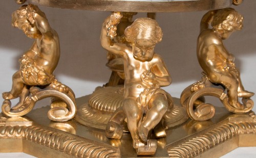 Objet de décoration Cassolettes, coupe et vase - Grande coupe en porcelaine de Sèvres, époque Napoléon III