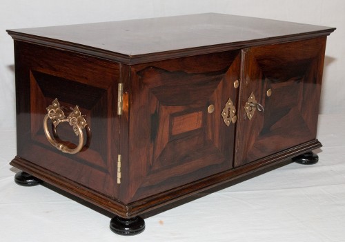 Antiquités - Cabinet de voyage Flamand du XVIIIe siècle