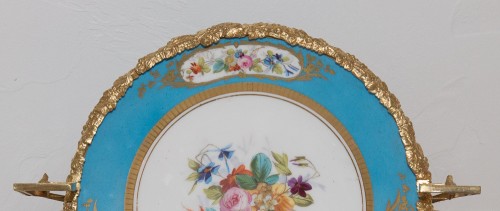 Coupe en porcelaine de Sèvres, année 1837 - Objet de décoration Style Louis-Philippe