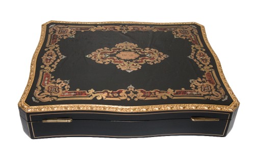 XIXe siècle - Coffret à jeux de la Maison Tahan, époque Napoléon III