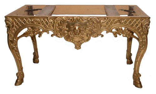 Mobilier Console - Console en bois sculpté et doré époque Régence