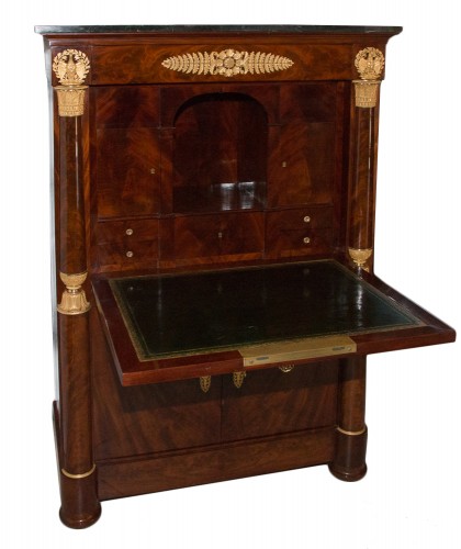 Secrétaire et commode époque Empire estampillé C. LEMARCHAND - Galerie Lauretta