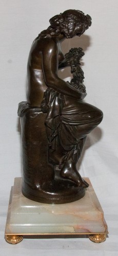 Sculpture Sculpture en Bronze - Bacchantes - Jean-Baptiste  CLESINGER (1814-1883), Rome datée 1864