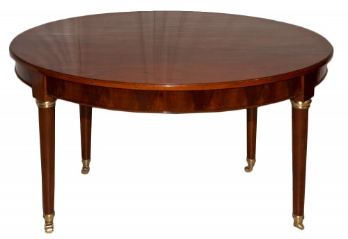 XIXe siècle - Table de salle à manger en acajou époque Directoire